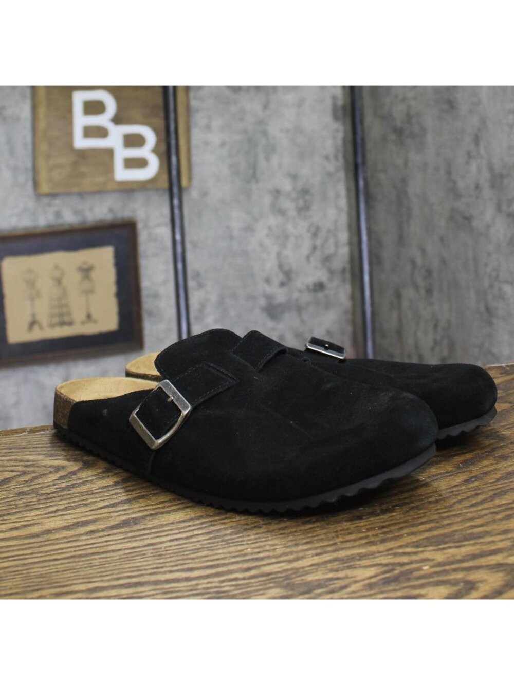 Goodfellow & Co Mens Suede Oswald Clogs 94504672 Black 10